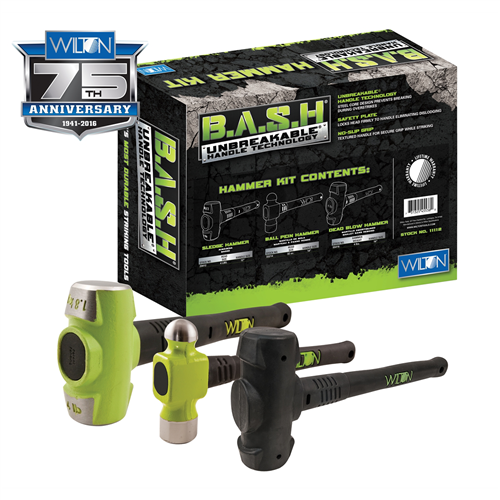 11112 Wilton Bash 3-Pc A18Shop Hammer Kit