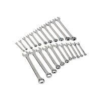 W1069 Wilmar Corp. / Performance Tool 22 Pc Sae & Mm Full Polish Combination Wrench Set