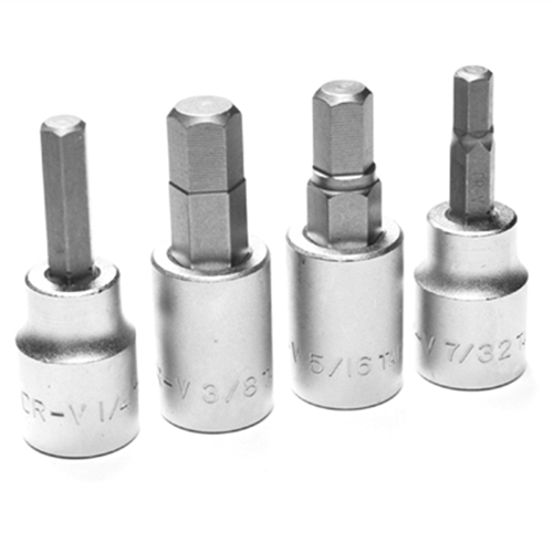 W1339 Wilmar Corp. / Performance Tool 4 Pc Brake Caliper Hex Bit Set