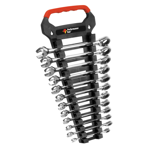 W30642 Wilmar Corp. / Performance Tool 12 Pc Met Ratcheting Wr Set