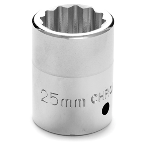 W34825 Wilmar Corp. / Performance Tool 3/4" Dr 12Pt Std Socket 25Mm