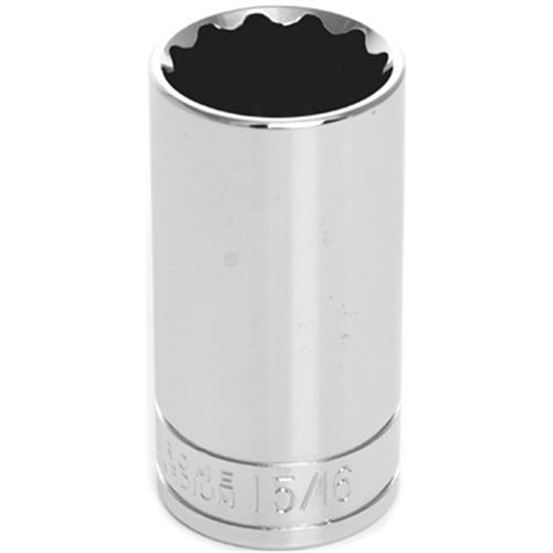 W38630 Wilmar Corp. / Performance Tool 3/8" Dr 12Pt Deep Socket 15/16