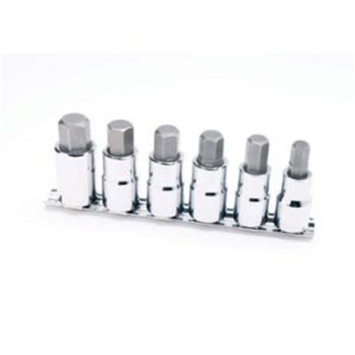 W38886 Wilmar Corp. / Performance Tool 6 Pc Large Hex Bit Sockets