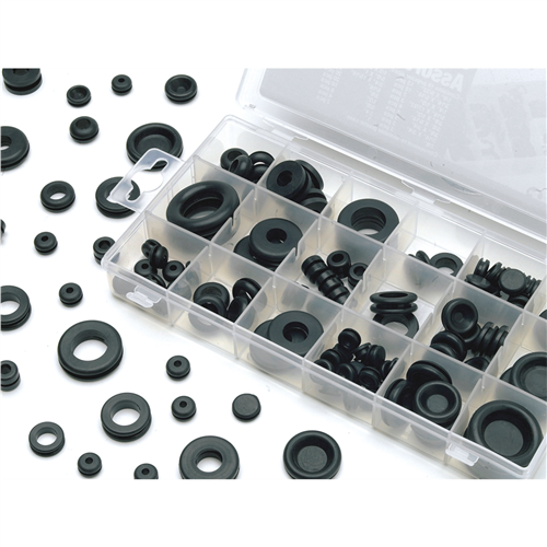 W5214 Wilmar Corp. / Performance Tool 125 Pc Rubber Grommet Hardware Kit