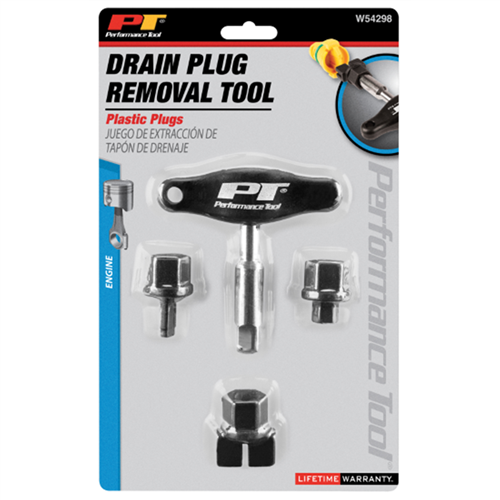 W54298 Wilmar Corp. / Performance Tool Plastic Oil Drain Plug Remover