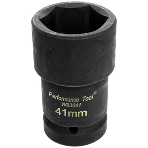 W83041 Wilmar Corp. / Performance Tool 1" Dr Budd Wheel Socket 41Mm
