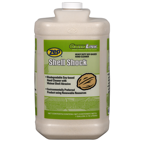 318524 Zep Zep Shell Shock Pro Hand Cleaner 1-Gallon (Case Of 4) - Made With Walnut Shells